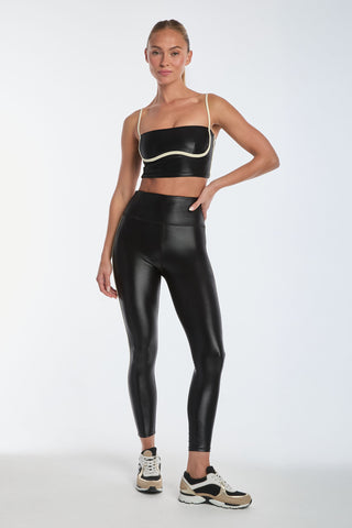 Liquid Halftime Legging - Black Gloss